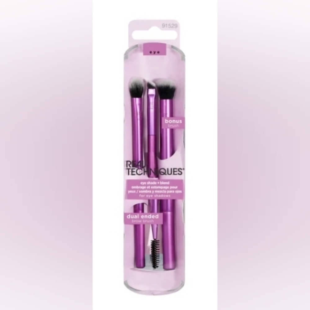 Real Techniques Eye Shade & Blend Makeup Brush Trio